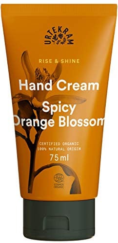 Urtekram Handcreme – würzige Orangenblüte – alle Hauttypen – 75 ml, vegan, biologisch, feuchtigkeitsspendend, natürlicher Ursprung