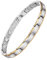 Jeracol Titanstahl magnetarmband damen, magnetische Brazaletes mit 3500 Gauss Magneten, verstellbares magnetisches Handgelenkband mit Entfernungswerkzeug und Schmuck