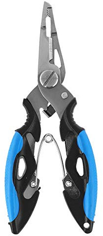 RiToEasysports Fishing Crimping Pliers Stainless Steel Fishing Pliers Fish Hook Remover Fishing Scissor Fishing Tools and Accessories Fishing Supplies
