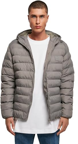Urban Classics Herren Basic Bubble Jacket Jacke, Asphalt, L