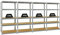 PROREGAL Mega Deal 4er-Set Schwerlastregale Slim Elephant 180x90x60cm mit 5 Ebenen Fachlast 350kg Verzinkt