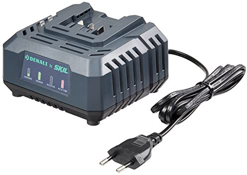 Marque Amazon - Denali by SKIL Chargeur standard 20 V, Bleu