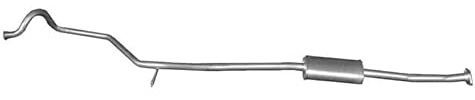 IZAWIT 27.017 Mittelschalldämpfer Kompatibel mit PEUGEOT 206 SW 2E/K 1717CA