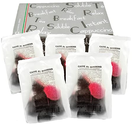 Tiziano Bonini 50 Pcs Real Italian Ginseng Coffee Pods, Nespresso Compatible (50 Servings, 50 Pods)