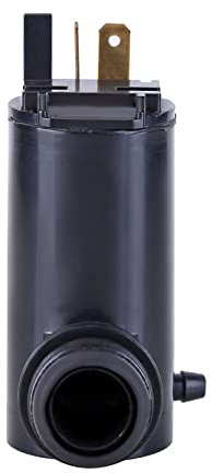 Asudaro 12V/24V Auto Universal Windschutzscheibe Front- und Heckscheibe Waschpumpe Auto Scheibenwaschpumpe Motor Windschutzscheibe Wischerwascher Pumpenmotor für Auto Van Buswagen,Schwarz-24V
