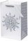 Tom Smith Let It Snow Luxuriöses Weihnachts-Parfüm-Geschenkbeutel-Verpackungs-Set, Weiß und Silber