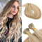 Benehair I Tip Hair Extensions, 100% Real Remy Human Hair Extensions, 18 Inches Stick Tip Keratin Hair Extension 1g/s, 50g/Pack Human Hair Extension for Thinning Hair Golden Brown&Bleach Blonde