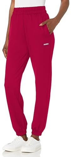 Hugo Damen Trainingshose Pure Cuffed Sweatpants mit Gummi-Logo