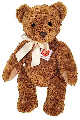 Teddy Hermann 91325 Teddy Klassik 5-Fach gegliedert 37 cm, Kuscheltier mit idealem Recyclinganteil (Füllmaterial)