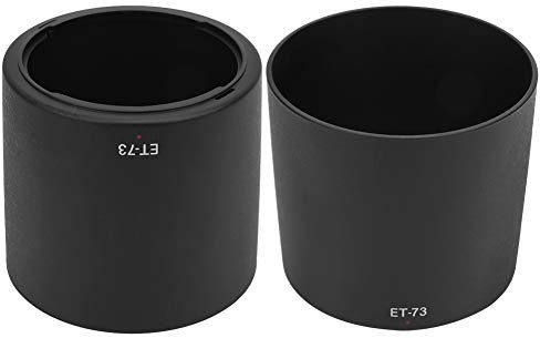 Objektiv 100mm Makro Gegenlichtblende 9×9×8 Et-73 Kunststoff Schwarz Kamera Halterung Gegenlichtblende Fit Ef 100mm F 2.8l Makro is USM Objektiv