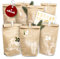 Amari ® Adventskalender zum Befüllen - 24 Papier Adventstüten (mit Holzklammern) zum Basteln für Weihnachten - Papier Weihnachtstüten mit Zahlenaufkleber