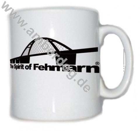 2x Tasse „Fehmarn“ – ✓Kaffeepott ✓Küste ✓Kaffeebecher ✓Souvenir ✓Geschenkidee ✓Meer ✓Anker ✓Brücke ✓Mitbringsel (Brücke)