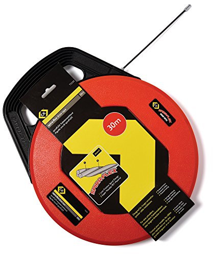 C.K Spira-Flex Super Flexibel 30m Kabelziehhilfe, 4mm Ø Kabeleinziehhilfe Elektrische, Elektroinstallation Einziehspirale, Elektriker Kabelzieher, Kabel Durchziehhilfe, Einziehhilfe, CK T5530