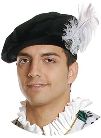 DISBACANAL Gorra de paje - Marrón