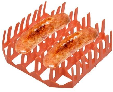 Air Fryer Bacon Cooker Rack - Hitzebeständiger Speckständer zum Kochen im Ofen, Küchenwerkzeug für Ofen, Heißluftfritteuse zum Kochen von, Wurst, Pizzabrötchen, Taquitos