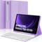 IVEOPPE Teclado Samsung Galaxy Tab S9 FE+ 12.4 202, Funda con Teclado España Ñ Bluetooth Samsung Galaxy Tab S9 Plus 12,4 2023 (SM-X810/X816B/X818U), Lavanda