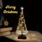 HONESTY New Mini USB Weihnachtsbaum für perfekte Dekoration für Ihre Zimmer (einziehbare Schwarz XS)