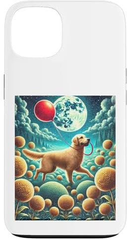 iPhone 13 Golden retriever’s secret garden Case