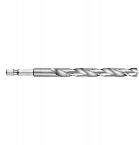GRAPHITE HEX Bohrer (Professional Zubehör Schlagbohrer/Schrauber, Bohrmaschine/Schrauber) Bohrer aus Metall - Durchmesser 9 mm, HEX 1/4“ Gesamtlänge des Produkts: 118 mm