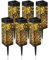 KALAHOL 2025 Newest Solar Lights Outdoor Garden, 6 Pack Warm White Garden Path Light, Auto On/Off Pathway Lighting, IP65 Solar Ornament Lights for Lawn, Patio, Yard, Driveway - 6Pack