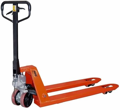 Gabelhubwagen 2500 Kg Gabellänge 1150 mm Polyurethan Tandem mit Bremse