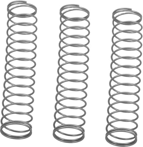 Trompetenventilfedern 3 Stück Silber Metall Ersatzteil für Blasinstrumente | Präzise Ausführung, Einfache Montage, Hohe Rückstellkraft, Passende Hardware für Reparaturen
