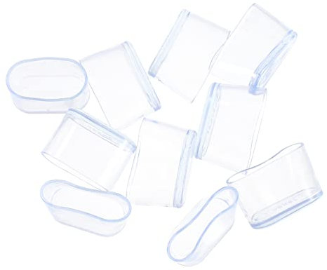 UKCOCO 10St Tisch- und Stuhlschutzpolster Schrauben Silikonschutzhülle für Möbel Stuhl Fußpolster Floor Protector fußbodenschutzmatte stühle Möbelzubehör Stuhl Tischkappen PVC Transparent