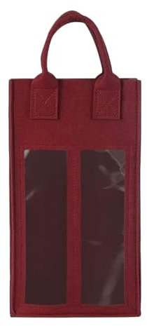MagiDeal 2 Bouteilles Sac-Cadeau de Vide, Vin Rouge