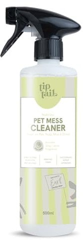 Tip Tail Pet Mess Cleaner - Pet Stain & Odour Remover, Eliminates Tough Pet Stains like Urine, Poop, Mud, and Drool, Discourages Repeat Offending, Deep Cleans Surfaces, Lemon Fragrance (500 ml)