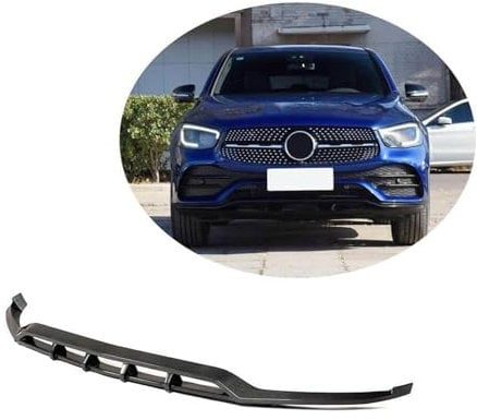 LGDONGFC Auto Frontspoiler für Mercedes Benz GLC X253 GLC300 GLC350e, Auto Frontlippe Frontspoiler Frontstoßstange Lippe Spoiler Splitter Diffusor Zubehör