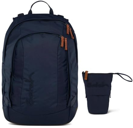 Satch Air Skandi Edition Schulrucksack Set 2tlg. inkl. Pencil Slider (Nordic Blue)