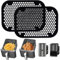 Lot de 2 écrans anti-éclaboussures en silicone réutilisables pour friteuse à air comprimé Ninja SL400EU SL300EU 13 x 8 cm