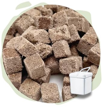 Warnick's Naturhäppchen Tubifex Schlammröhrenwürmer - 1 Liter im Eimer | Gefriergetrocknetes Naturfutter für Zierfische - Naturbelassen & proteinreich - Wertvolle Nahrungsergänzung