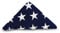 Anley Memorial Flagge Amerikanische US-Flagge 5x9,5 Fuß strapazierfähige Baumwolle für Veteranen - Gestickte Sterne und genähte Streifen - 4 Reihen Verriegelung - USA Grabkastenflaggen