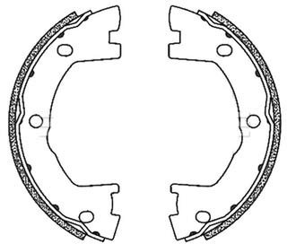 Borg & Beck BBS6503 Rear Brake Shoes To Fit Iveco Daily 05/06-
