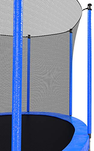 JUMP4FUN Universalzubehör für Trampolin, Schutzhülle für Sitzstangen, Anti-UV, Gartentrampolin, alle Größen, Kinder, blau, Housse de Perches