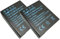 2 x Dot.Foto BLH-1 Premium Hohe Kapazität 7.4v / 2450mAh Fully Decoded Akku für Olympus OM-D E-M1 Mark II, E-M1 Mark III, E-M1X