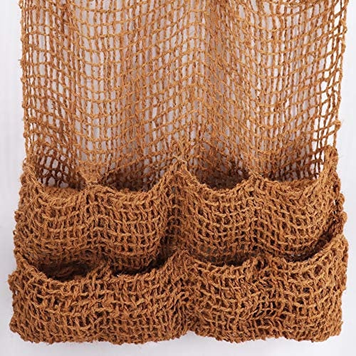 Aquagart 8 x Kokos Pflanztaschen Kokosmatte Teich Ufermatte Böschungstasche Böschungsmatte Teich Pflanzmatte 100 x100 cm mit 8 Teichtaschen 700 g Außenbereich