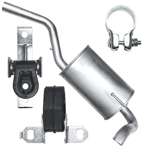 Adamot Endschalldämpfer Auspuff Endtopf für 1.0i 1.4i Seat Arosa VW Lupo