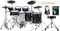 XDrum DD-670 PLUS Mesh E-Drum Kit - elektronisches Schlagzeug mit echter HiHat und Holzkesseln - 20 Kick-Pad - 720 Sounds - inkl. Hardware - Hocker, Kopfhörer, Sticks & Schule - Black Sparkle