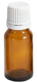 Lot de 10 flacons de pharmacie en verre ambré avec compte-gouttes, flacon en verre ambré, bouteilles de pharmacie