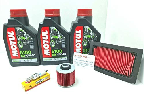 KIT TAGLIANDO 5100 10W40 YAMAHA XT 660 R X XTX MT03 660 OLIO FILTRO OLIO ARIA CANDELE PORTACHIAVI AER OMAGGIO