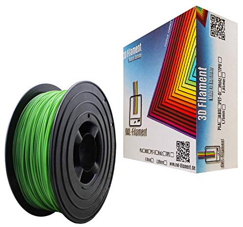 OWL-Filament 3D-Drucker PET-G 1,75mm 1kg Spule Rolle (Gras Grün)