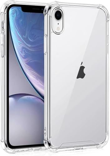 CSL-TECH Case for iPhone XR 6.1-Inch, Shockproof Transparent Bumper Cover, HD Clear