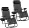 Rainberg Zero Gravity Chair, Heavy Duty Textoline, Outdoor & Garden Sunloungers, Reclining & Folding Chair with Cup Cup And Phone Holder Plus Headrest Pillow