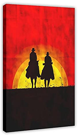 Django Unchained Poster Filmleinwand Poster Schlafzimmer Dekor Sport Landschaft Büro Zimmer Dekor Geschenk Rahmen: 30 x 45 cm
