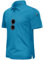TACVASEN Polo Tops for Men Quick Dry Polo Golf Shirts Short Sleeve Tactical Polo Shirts Breathable Work Polo T-Shirt Blue Green,XL