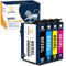 ColorKing Tintenpatrone Kompatibel für Epson 603XL Kompatibel für Epson XP-2100 XP-2105 XP-3100 XP-3105 XP-4100 XP-4105 Workforce WF-2810 WF-2830 WF-2835 WF-2850 (1 Schwarz, 1Cyan, 1Gelb, 1Magenta)
