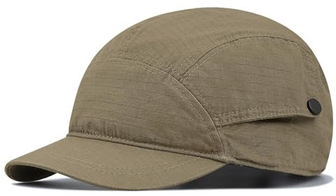 Clakllie Kurzer Schirm Sport Cap 5-Panel Camp Cap Damen Herren Outdoor Baseballkappe Abisko Pack Cap Short Bill Basecap Sonnenhut Herren