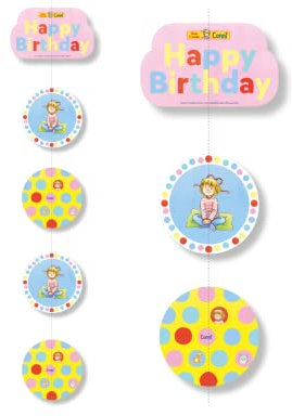 DH-Konzept Conni Hängegirlande Happy Birthday 1,5m // Meine Freundin Conni Partyzubehör